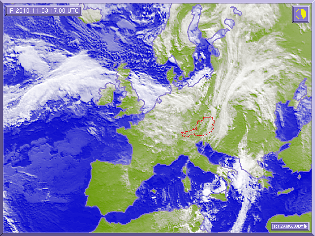 aktuelles Satellitenbild